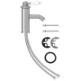 Silver bathroom sink faucet 130x180 mm by vidaXL, Faucets - Ref: Foro24-149074, Price: 38,57 €, Discount: %