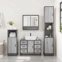 Set de muebles de baño 4 pzas madera contrachapada gris sonoma de , Muebles de baño - Ref: Foro24-3301233, Precio: 478,86 €, ...