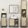 Juego de muebles de baño 4 pzas contrachapada roble sonoma de , Muebles de baño - Ref: Foro24-3301206, Precio: 401,57 €, Desc...
