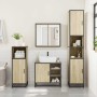 Juego de muebles de baño 4 pzas contrachapada roble sonoma de , Muebles de baño - Ref: Foro24-3301206, Precio: 401,57 €, Desc...