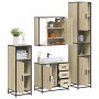 Juego de muebles de baño 4 pzas contrachapada roble sonoma de , Muebles de baño - Ref: Foro24-3301196, Precio: 421,00 €, Desc...