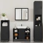 Juego de muebles de baño 4 pzas madera contrachapada negro de , Muebles de baño - Ref: Foro24-3301210, Precio: 451,22 €, Desc...