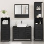 Juego de muebles de baño 4 pzas madera contrachapada negro de , Muebles de baño - Ref: Foro24-3301290, Precio: 445,04 €, Desc...