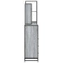 Set de muebles de baño 4 pzas madera contrachapada gris sonoma de , Muebles de baño - Ref: Foro24-3301273, Precio: 353,96 €, ...