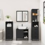Juego de muebles de baño 4 pzas madera contrachapada negro de , Muebles de baño - Ref: Foro24-3301265, Precio: 357,46 €, Desc...