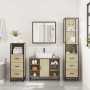 Juego de muebles de baño 4 pzas contrachapada roble sonoma de , Muebles de baño - Ref: Foro24-3301271, Precio: 332,19 €, Desc...