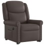 Sillón reclinable eléctrico marrón brillante de , Sillones - Ref: Foro24-3303423, Precio: 323,84 €, Descuento: %