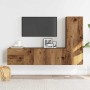 Muebles de TV de pared 3 uds madera vieja madera de ingeniería de , Muebles TV - Ref: Foro24-3328957, Precio: 113,29 €, Descu...