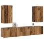 Muebles de TV de pared 4 uds madera vieja madera de ingeniería de , Muebles TV - Ref: Foro24-3328981, Precio: 146,39 €, Descu...