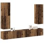 Conjunto de mueble de TV 4 piezas montado la pared madera vieja de , Muebles TV - Ref: Foro24-3329153, Precio: 209,20 €, Desc...