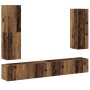 Conjunto de mueble de TV 4 piezas montado la pared madera vieja de , Muebles TV - Ref: Foro24-3329153, Precio: 209,20 €, Desc...