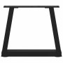 Patas para mesa de comedor forma V 2 uds negro 30x(30-31,3) cm de , Patas para mesas - Ref: Foro24-4012520, Precio: 50,93 €, ...