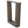 Patas para mesa de comedor en forma de V 2 uds acero natural de , Patas para mesas - Ref: Foro24-4012607, Precio: 49,91 €, De...