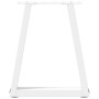 Patas para mesa de comedor en forma de V 2 uds blanco acero de , Patas para mesas - Ref: Foro24-4012541, Precio: 52,42 €, Des...