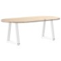 Patas para mesa de comedor en forma de V 2 uds blanco acero de , Patas para mesas - Ref: Foro24-4012541, Precio: 52,42 €, Des...