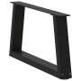 Patas para mesa de comedor forma V 2 uds negro 70x(30-31,3) cm de , Patas para mesas - Ref: Foro24-4012536, Precio: 67,65 €, ...