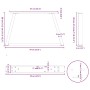 Patas para mesa de comedor forma V 2 uds negro 70x(30-31,3) cm de , Patas para mesas - Ref: Foro24-4012536, Precio: 67,65 €, ...