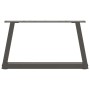 Patas para mesa comedor forma V 2 uds antracita 60x(30-31,3) cm de , Patas para mesas - Ref: Foro24-4012534, Precio: 64,64 €,...