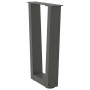 Patas para mesa de comedor en forma de V 2 uds antracita acero de , Patas para mesas - Ref: Foro24-4012626, Precio: 60,81 €, ...
