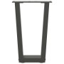 Patas para mesa de comedor en forma de V 2 uds antracita acero de , Patas para mesas - Ref: Foro24-4012626, Precio: 60,81 €, ...
