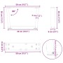 Patas para mesa de comedor en forma de V 2 uds acero natural de , Patas para mesas - Ref: Foro24-4012611, Precio: 60,81 €, De...