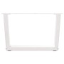 Patas para mesa de comedor forma V 2 uds blanco 60x(30-31,3) cm de , Patas para mesas - Ref: Foro24-4012613, Precio: 65,59 €,...