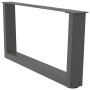 Patas para mesa comedor forma V 2 uds antracita 70x(30-31,3) cm de , Patas para mesas - Ref: Foro24-4012618, Precio: 71,74 €,...