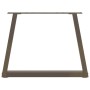 Patas para mesa de comedor forma de V 2 uds acero natural acero de , Patas para mesas - Ref: Foro24-4012555, Precio: 71,84 €,...