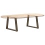 Patas para mesa de comedor forma de V 2 uds acero natural acero de , Patas para mesas - Ref: Foro24-4012555, Precio: 71,84 €,...