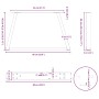 Patas para mesa de comedor forma de V 2 uds acero natural acero de , Patas para mesas - Ref: Foro24-4012555, Precio: 71,84 €,...