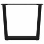 Patas para mesa de comedor forma V 2 uds negro 60x(42-43,3) cm de , Patas para mesas - Ref: Foro24-4012632, Precio: 67,53 €, ...