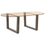 Patas para mesa de comedor forma de V 2 uds acero natural acero de , Patas para mesas - Ref: Foro24-4012639, Precio: 72,67 €,...