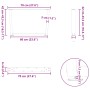 Patas para mesa de comedor forma de V 2 uds acero natural acero de , Patas para mesas - Ref: Foro24-4012639, Precio: 72,67 €,...