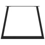 Patas para mesa de comedor en forma de V 2 uds acero negro de , Patas para mesas - Ref: Foro24-4012576, Precio: 88,45 €, Desc...