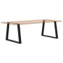 Patas para mesa de comedor en forma de V 2 uds acero negro de , Patas para mesas - Ref: Foro24-4012576, Precio: 88,45 €, Desc...