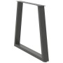 Patas para mesa de comedor en forma de V 2 uds antracita acero de , Patas para mesas - Ref: Foro24-4012574, Precio: 93,51 €, ...