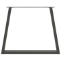 Patas para mesa de comedor en forma de V 2 uds antracita acero de , Patas para mesas - Ref: Foro24-4012574, Precio: 93,51 €, ...
