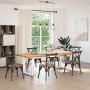 Patas para mesa de comedor en forma de V 2 uds acero blanco de , Patas para mesas - Ref: Foro24-4012653, Precio: 105,62 €, De...