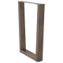 Patas para mesa de comedor en forma de V 2 uds acero natural de , Patas para mesas - Ref: Foro24-4012647, Precio: 105,98 €, D...