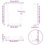 Patas para mesa de comedor en forma de V 2 uds acero natural de , Patas para mesas - Ref: Foro24-4012647, Precio: 105,98 €, D...