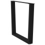 Patas para mesa de comedor en forma de V 3 uds acero negro de , Patas para mesas - Ref: Foro24-4012664, Precio: 117,70 €, Des...