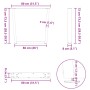 Patas para mesa de comedor en forma de V 3 uds acero negro de , Patas para mesas - Ref: Foro24-4012664, Precio: 117,70 €, Des...