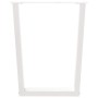 Patas para mesa de comedor forma V 2 uds blanco 70x(72-73,3) cm de , Patas para mesas - Ref: Foro24-4012645, Precio: 97,01 €,...