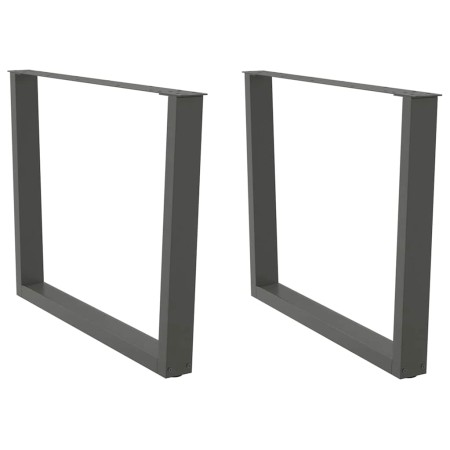 Patas para mesa comedor forma V 2uds antracita 100x(72-73,3) cm de , Patas para mesas - Ref: Foro24-4012658, Precio: 111,78 €...
