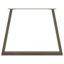 Patas para mesa de comedor en forma de V 3 uds acero natural de , Patas para mesas - Ref: Foro24-4012595, Precio: 157,53 €, D...