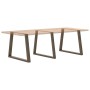 Patas para mesa de comedor en forma de V 3 uds acero natural de , Patas para mesas - Ref: Foro24-4012595, Precio: 157,53 €, D...