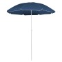 Sombrilla de jardín con poste de acero azul 180 cm de vidaXL, Sombrillas - Ref: Foro24-315538, Precio: 20,57 €, Descuento: %