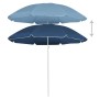 Sombrilla de jardín con poste de acero azul 180 cm de vidaXL, Sombrillas - Ref: Foro24-315538, Precio: 20,57 €, Descuento: %