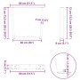 Patas para mesa de comedor en forma de V 3 uds antracita acero de , Patas para mesas - Ref: Foro24-4012666, Precio: 144,72 €,...