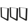 Patas mesa comedor forma V 3uds acero negro 100x(72-73,3) cm de , Patas para mesas - Ref: Foro24-4012672, Precio: 153,46 €, D...